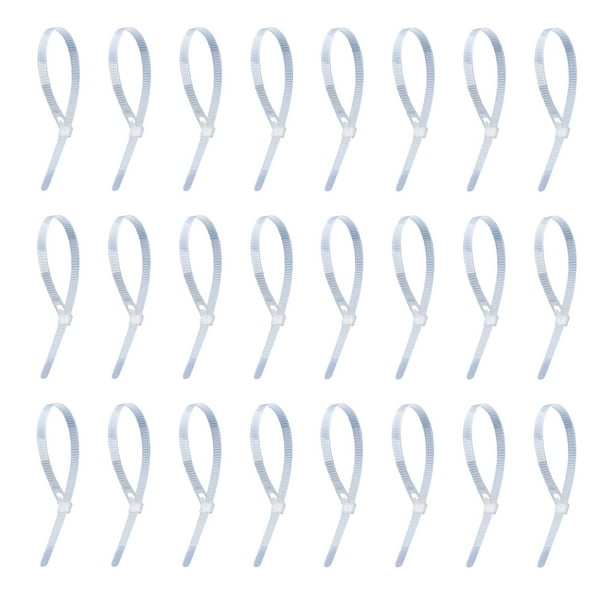 100 unids premium liberable nylon ties reutilizables cremallera tiras liberables