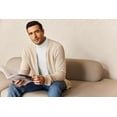 thumbnail image 4 of Ekouaer Men's Turtleneck Long Sleeve Turtle Neck Shirts Basic Lightweight Undershirt Thermal Pullover Sweater, 4 of 7