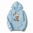 thumbnail image 2 of Mickey Mouse Scene Unisex Hoodie Cartoon Fashion Couple Oversized Sweatshirt Tops Spring Autumn Pullover, 2 of 6