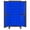 Blue, variant on Durham 3702-132-5295 14 Gauge Flush Door Style Lockable Cabinet with 132 Blue Hook on Bins, Gray - 36 in.