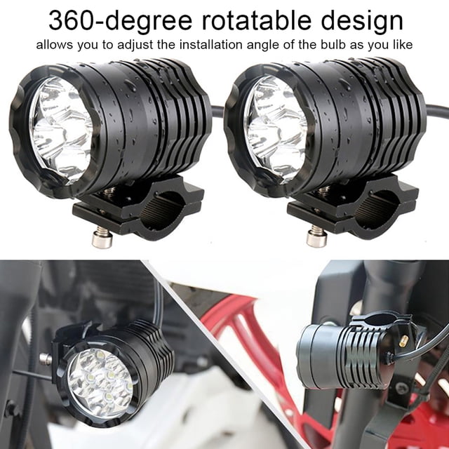 Faro LED, 6000-6500K 4000LM Protección IP67 Focos LED Diseño Giratorio Para Vehículos Todo Terreno ATV