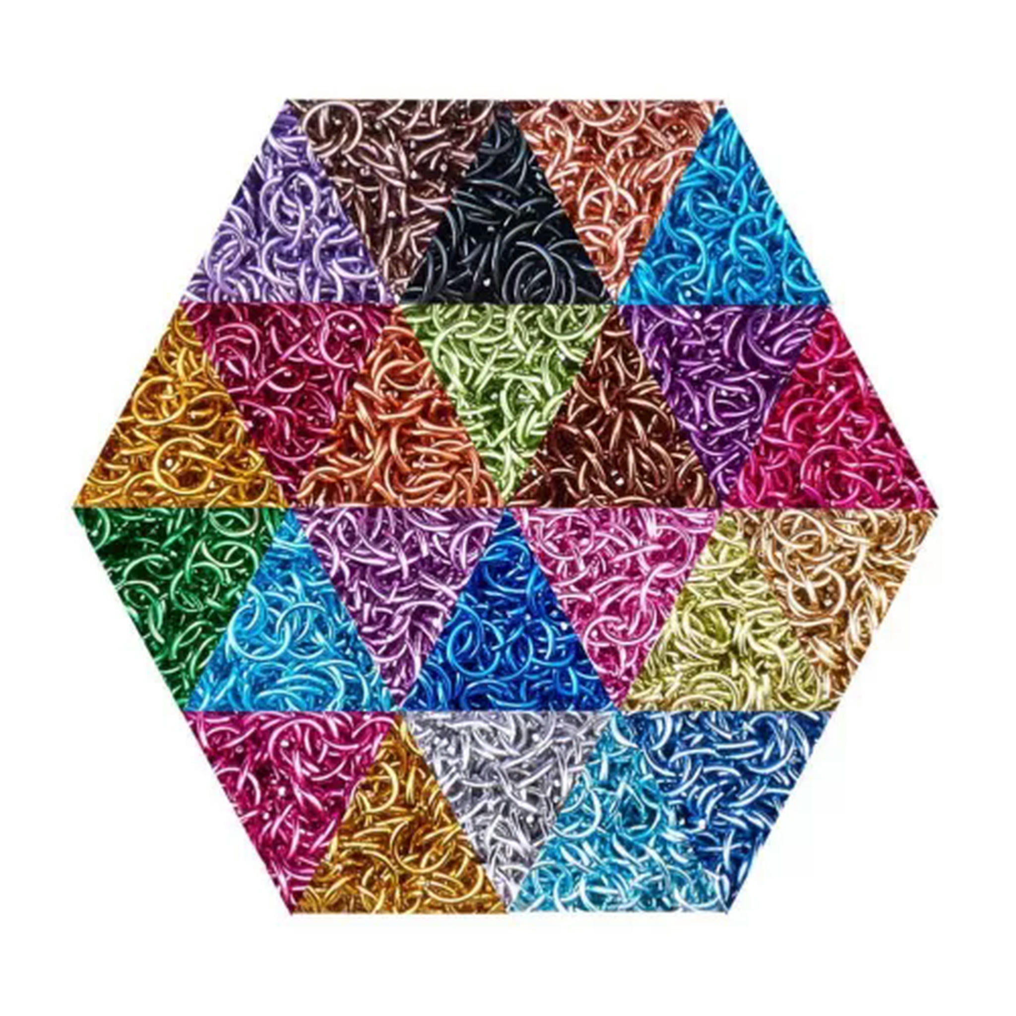EOEMY 200G Colorful Aluminum Wire Open Jump Rings Unsoldered Loop Findings Pick 6~10mm-6mm, 8600Pcs/200G