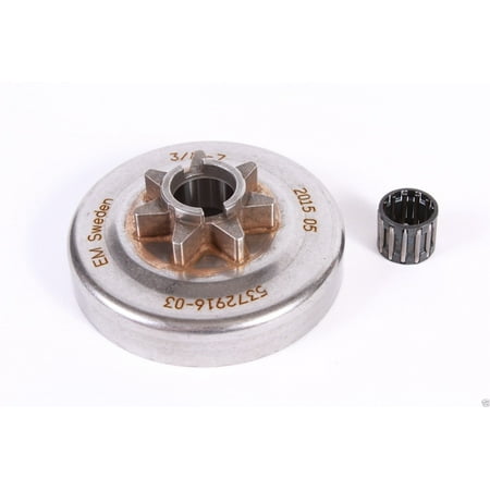 Genuine Husqvarna 537291604 Clutch Drum Fits 455e 455 Rancher II 460 461 OEM