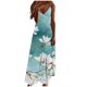 thumbnail image 2 of Puntoco Vestidos Mujer Moda Elegante Verano Casual Sólido V-Cuello Camis Vestido Largo Sin Mangas, 2 of 5