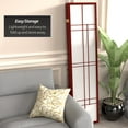 thumbnail image 5 of Red Lantern 6 ft. Tall Eudes Shoji Screen - Rosewood - 5 Panels, 5 of 6