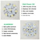 thumbnail image 4 of Panel de placa LED de alta potencia con base de aluminio y radiador, 1/3/5/7/9/12/15/18 W, placa de iluminación de lámpara de bricolaje circular SMD, 4 of 5