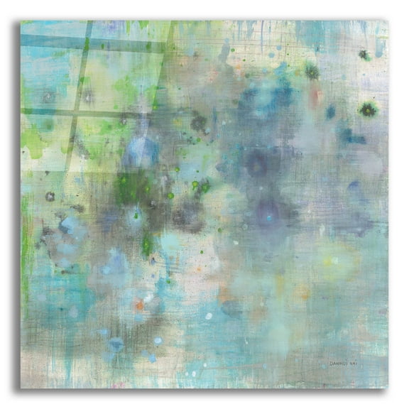 Epic Art 'Droplets' by Danhui Nai Acrylic Glass Wall Art, 12" x 12"