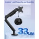 thumbnail image 2 of Brazo de monitor MOUNTUP Heavy Duty para pantallas de 42, 40, 39 y 34 pulgadas, 2 of 9
