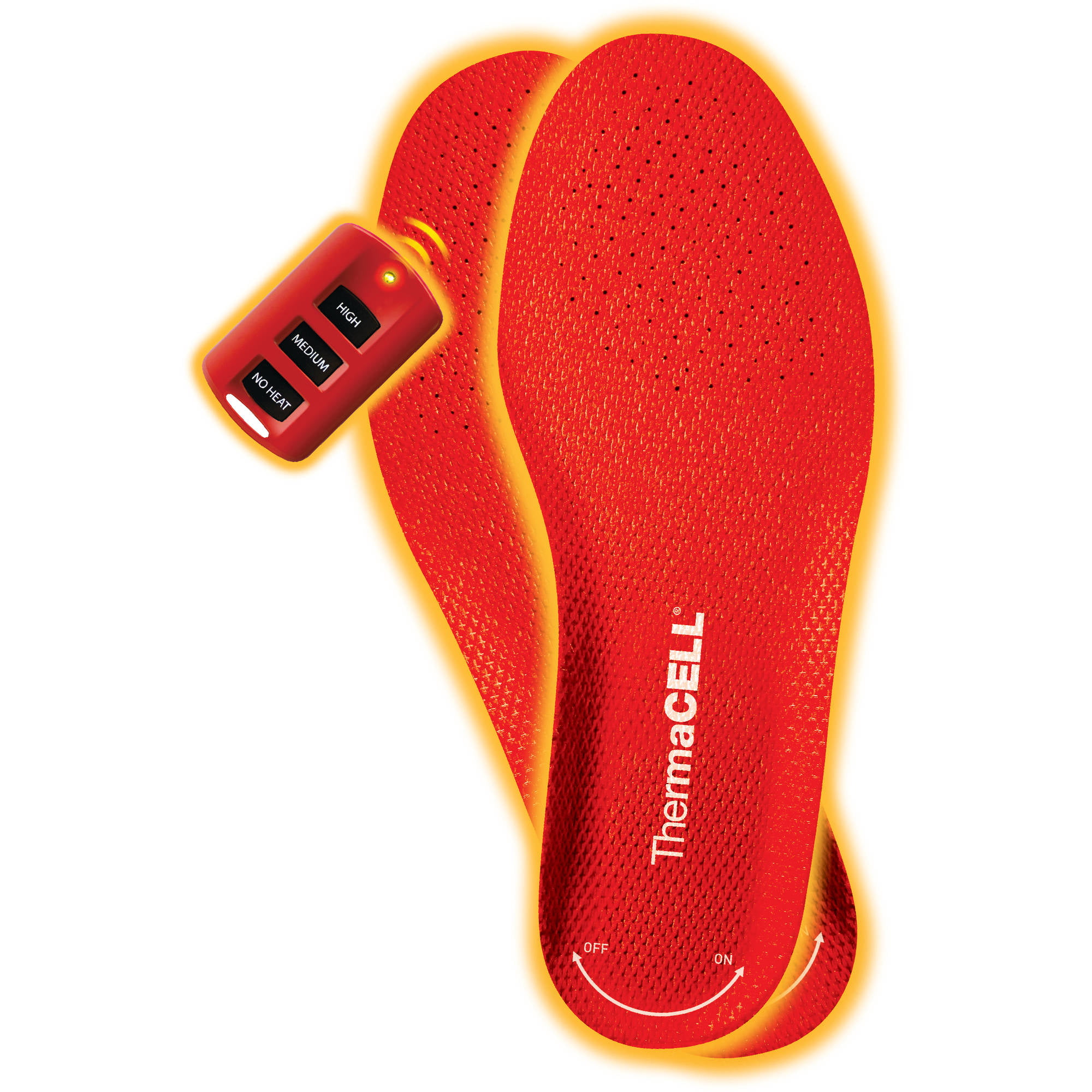 NCBH Heated Foot Warmer Men Women Outdoor Shock Absorption Charging Intelligent Heating Warm EVA Warm Foot Insoles Breathable,3 Speed Keep