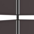 thumbnail image 1 of vidaXL 4-Panel Room Divider Brown 200x200 cm Fabric, 1 of 5