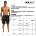 thumbnail image 4 of TENJOY Men's 2 in 1 Running Shorts 5 in Quick Dry Athletic Workout Shorts for Men with Phone Pockets, 4 of 6
