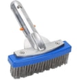 thumbnail image 1 of 5in Stainless Steel Wire Pool algae Cleaning Brush Broom Floor Wall brushes head, 1 of 5