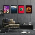 thumbnail image 4 of 4pcs/set Modern Poster, Album Cover, Music Posters Wall Decor, Hip-Hop Retro Prints Wall For Room, Aesthetic Canvas Wall Art For Teens Room Decor, Rapper Music Wall Art Bedroom Decoration, 4 of 6