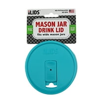 iLIDS Mason Jar Drink Lid for Wide Mouth Jars, Multi-Purpose Kitchen Storage and Organization Solution