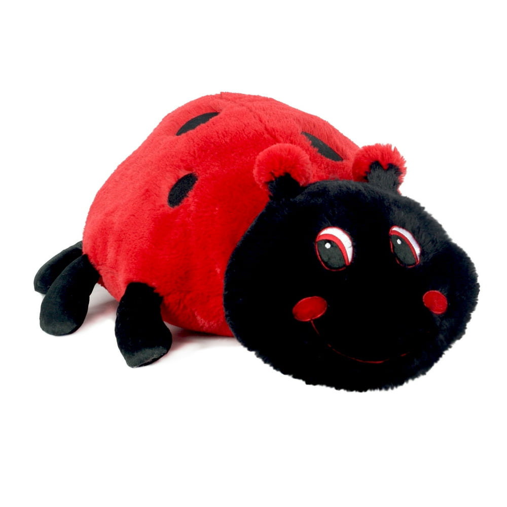 Way To Celebrate Floppy Pal Valentines Plush Toy Ladybug