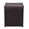 thumbnail image 3 of Veryke Outdoor Large Deck Storage Container Box for Patio Backyard 51 Gallon (Brown), 3 of 5