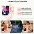thumbnail image 3 of Minsxk 1.88''HD Smart Watch Fits for Android and IPhone,Smartwatch for Women Men, IP68 Waterproof, Bluetooth Answer Calls, Fitness Tracker with Multi Sport Modes,for Gift (Pink), 3 of 9