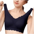 thumbnail image 2 of Women's Comfortable Breathable Everyday Bra Soft Support Seamless Thin Sports T-Shirt Underwear, 2 of 2