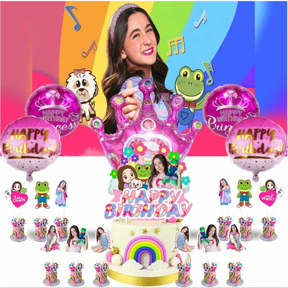 Lara Campos Supplies Plates Decoration Backdrop Banner Birthday Decor Tableware Fans Balloons