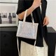 thumbnail image 3 of Bolso Bandolera Brillante Hombro Lentejuelas Cuero PU para Mujer, 3 of 6