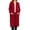 Burgundy, variant on Women's Plus Size Open Front Long Cardigan, Lightweight Casual Solid Cardigan with Loose