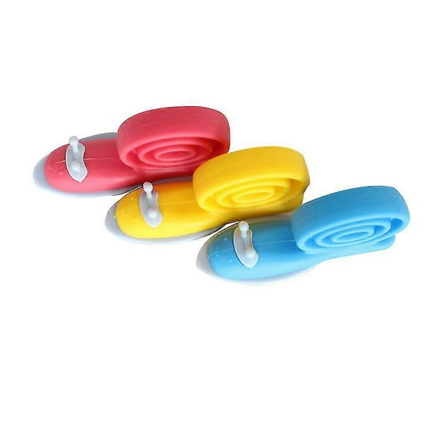 Rubber Door Stopper Stop Wedge Security Snail Shape Protection Doorstops 4pcs random Color