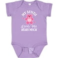 thumbnail image 3 of Inktastic My Auntie Loves Me Girls Bear Girls Baby Bodysuit, 3 of 5