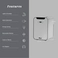 thumbnail image 6 of Orgo - The Artic–18 Can Personal Cooler Portable Mini Refrigerator, Charcoal, 6 of 7
