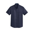 thumbnail image 5 of Port Authority Short Sleeve SuperPro Twill Shirt-L (True Navy), 5 of 6
