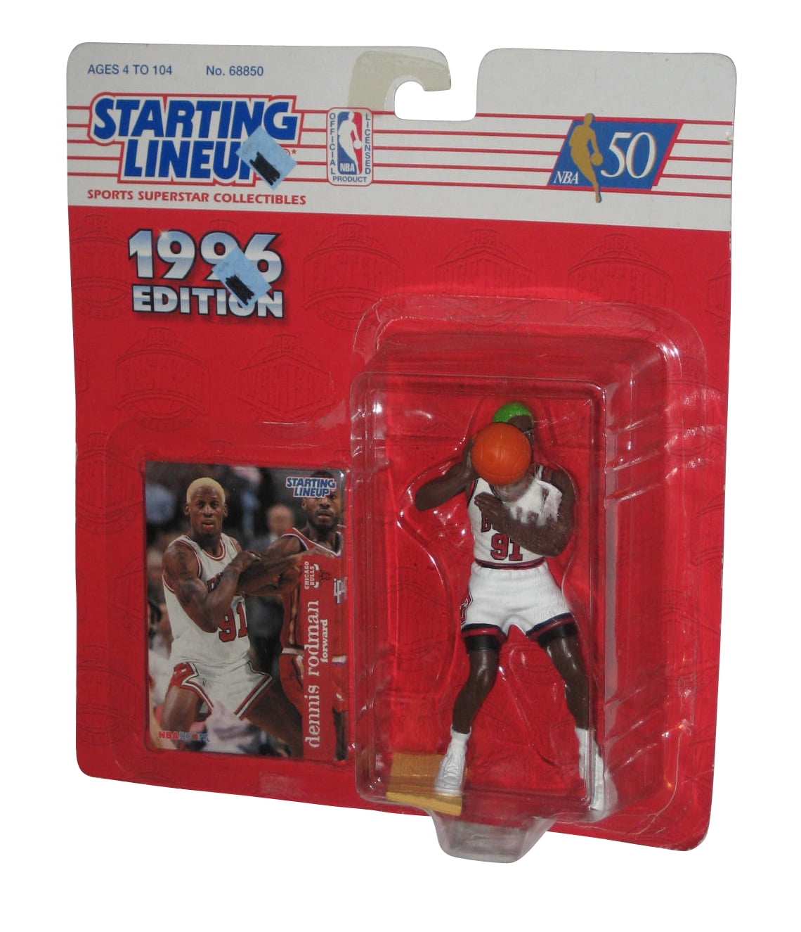 NBA Basketball Starting Lineup (1996) Dennis Rodman Figure (Green