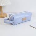 thumbnail image 6 of Hyknon Aesthetic Pencil Case, Large Capacity Zipper Pencil Pouch with Handle, Portable Stationery Makeup Bag Organizer, Classroom College Office Supplies, 6 of 6