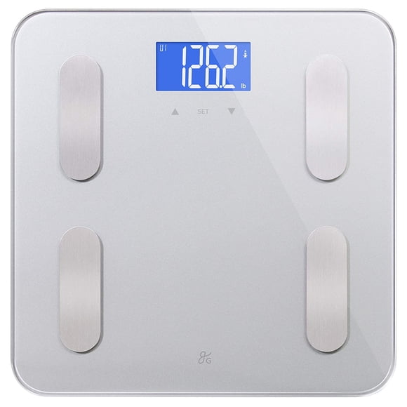 Báscula Digital Greater Goods Corporal de Baño 180Kg Nueva 2021 Gris Cenizo Inoxidable Greater Goods GG-843455