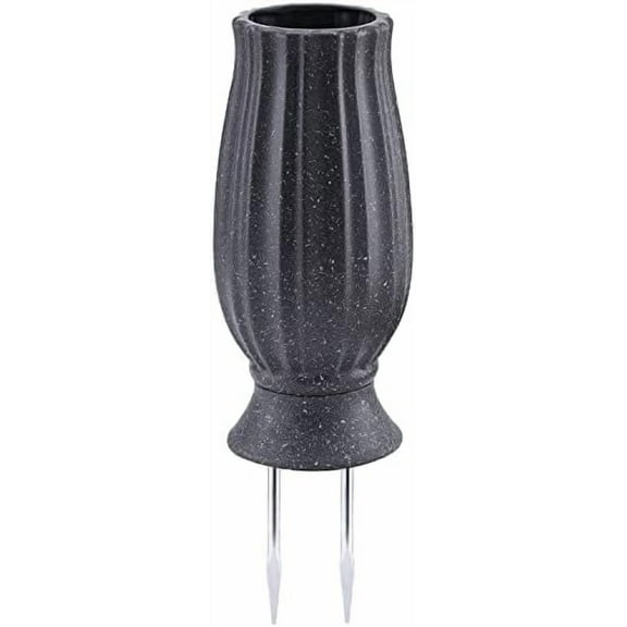Cemetery Vase with Metal Spike -Headstones Flower Holder with Drainage Hole for Artificial Flowers- Grave Decorations Memorials Sympathy for Loss of Loved Ones