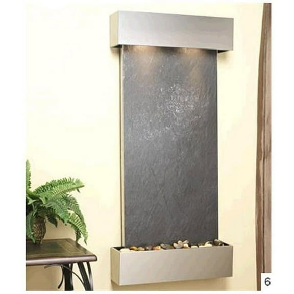 Adagio CSS2011 Cascade Springs - Black Featherstone Wall Fountain