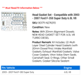 thumbnail image 2 of Head Gasket Set - Compatible with 2003 - 2007 Ford F-350 Super Duty 6.0L V8 2004 2005 2006, 2 of 2