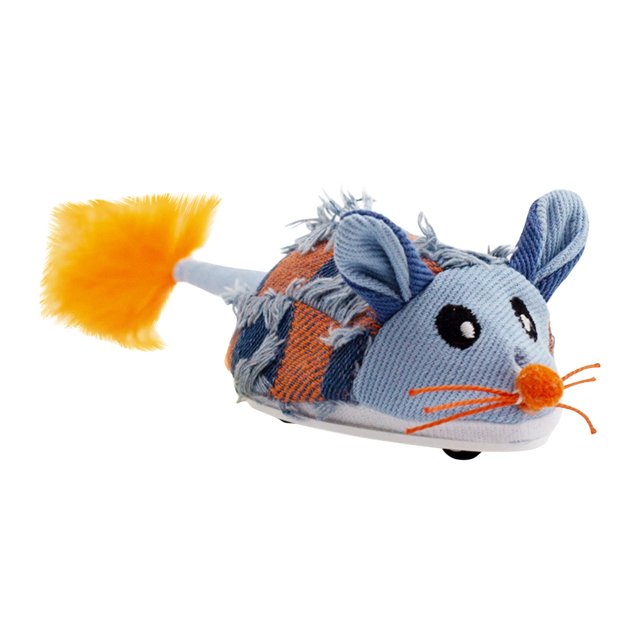 Popular! Tail-Wagging Electric Funny Cat And Mouse Automatic Tail-Wagging Simulation Mouse To Boredom And Bark Interactive Cat Toy