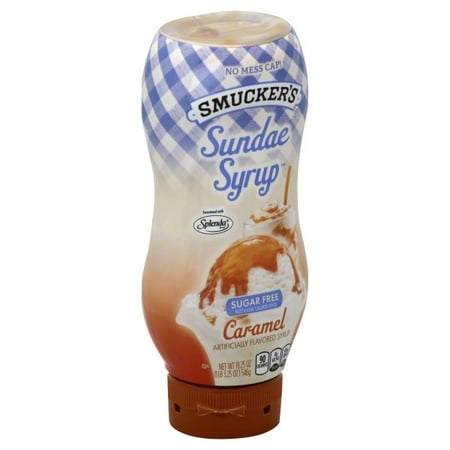- (3 Pack) Smucker's Sugar Free Caramel Flavored Syrup, 19.25oz