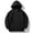 Black, variant on JUSLIO Hoodies for Boys Fall/Winter Solid Color Hooded Sweatshirt Casual Athletic Long Sleeve Tops Sweatshirts Black(2-3Years)