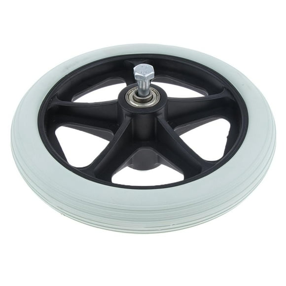 Ruedas delanteras para silla de ruedas, ruedas para , ruedas de repuesto de 6 pulgadas, negro/gris shamjiam Silla de ruedas