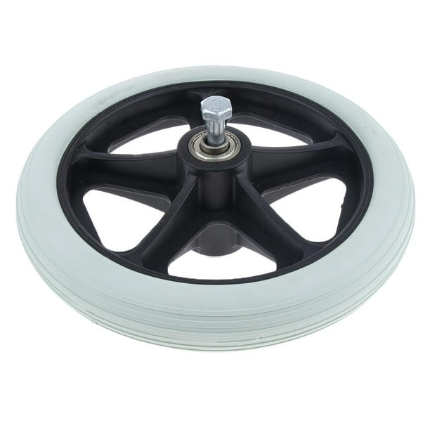 Ruedas delanteras giratorias para silla de ruedas Pro, repuestos, accesorios y herramientas de 6'' y 7'' Gris