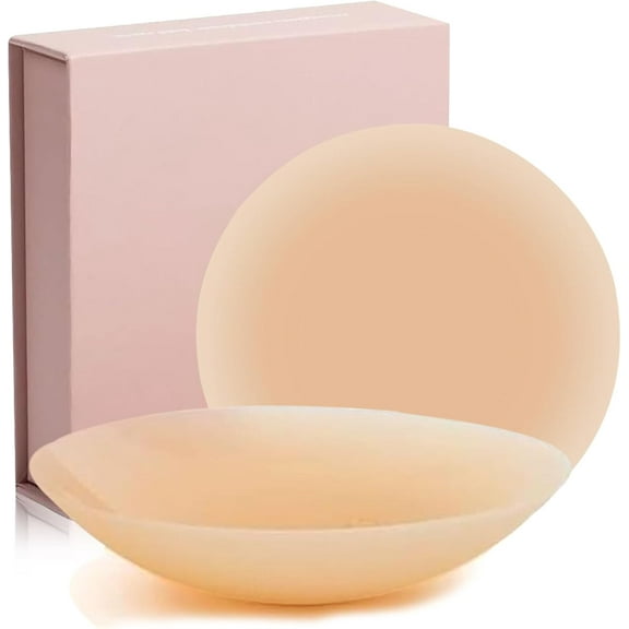 Cake Grippy Seamless Covers, Sticky Adhesive Silicone Nipple Pasties, Reusable Pasty Nipple Covers for Women