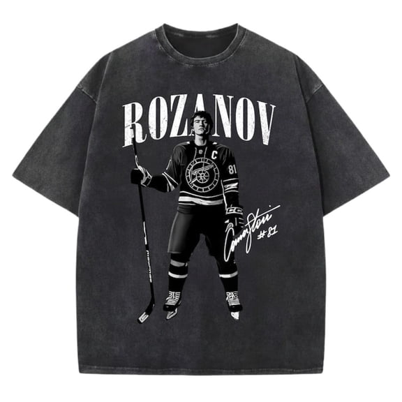 Heated Rivalry Hollander&Rozanov Print Vintage Wash T-Shirt Unisex Cotton Short Sleeve Casual Streetwear Top for TV Series Fans