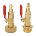 RV Blowout Adapter Anti Freeze Water Line Sprinkler Valve Faucet Adapter with 1/4in Quick
