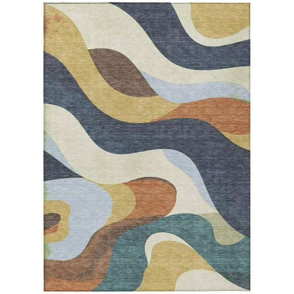 Dalyn Rugs Machine Washable Indoor/Outdoor Chantille ACN2186 Gold 2'6" x 3'10" Rug
