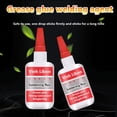 thumbnail image 4 of 20 Count 50ml High Strength Oily Welding Adhesive Glue, Universal Soldering Flux Super Bond Glue, Waterproof Multipurpose Craft Repair Glue Set, 4 of 8
