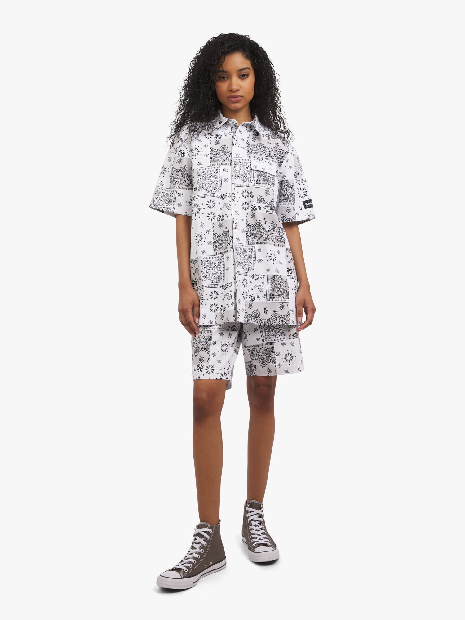 Dogg Supply by Snoop Dogg Paisley Print Shorts, Men's Sizes XS - 3XL