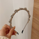 thumbnail image 3 of Diadema de cristal para mujer, banda decorativa para el pelo con diamantes de imitación, Tiara para el pelo de cuarzo, diadema con cuentas de princesa, 3 of 5