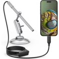 thumbnail image 2 of USB-C Digital Microscope, 10X to 200X Magnification with 8 LED Lights, Handheld Rotating Metal Stand, 2 of 5