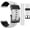 White/Black, variant on Suunto 7 / Suunto 9 Soft Silicone Wristband Strap 24mm QuickFix (Khaki/Black)