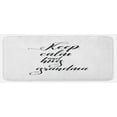 thumbnail image 1 of Grandma Kitchen Mat, Monochrome Hand Lettering Words About Hugging Grandma Calligraphy, Plush Decorative Kitchen Mat with Non Slip Backing, 47" X 19", Black White, by Ambesonne, 1 of 1